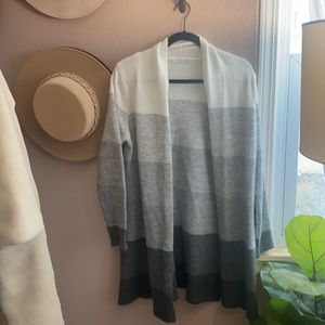 Color lock cardigan